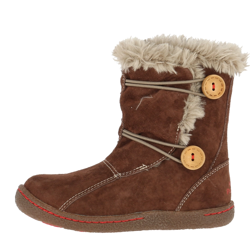 BOTA CUERO NIÑA NEW DAKOTA EN COLOR CAFE HUSH PUPPIES - 4