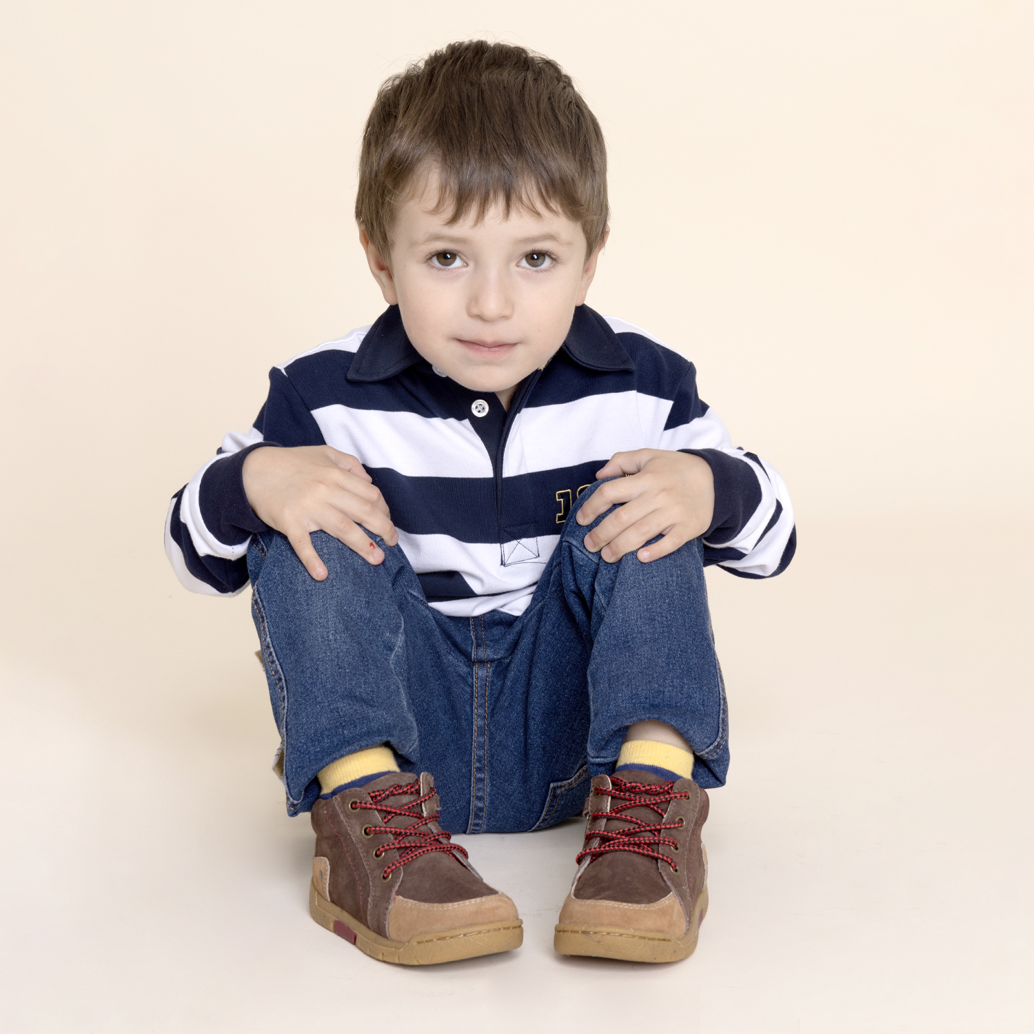 BOTIN CUERO CACO II NIÑO CAFÉ HUSH PUPPIES - 4
