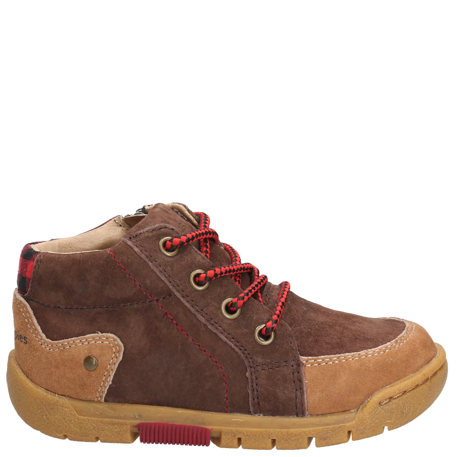 BOTIN CUERO CACO II NIÑO CAFÉ HUSH PUPPIES - 5