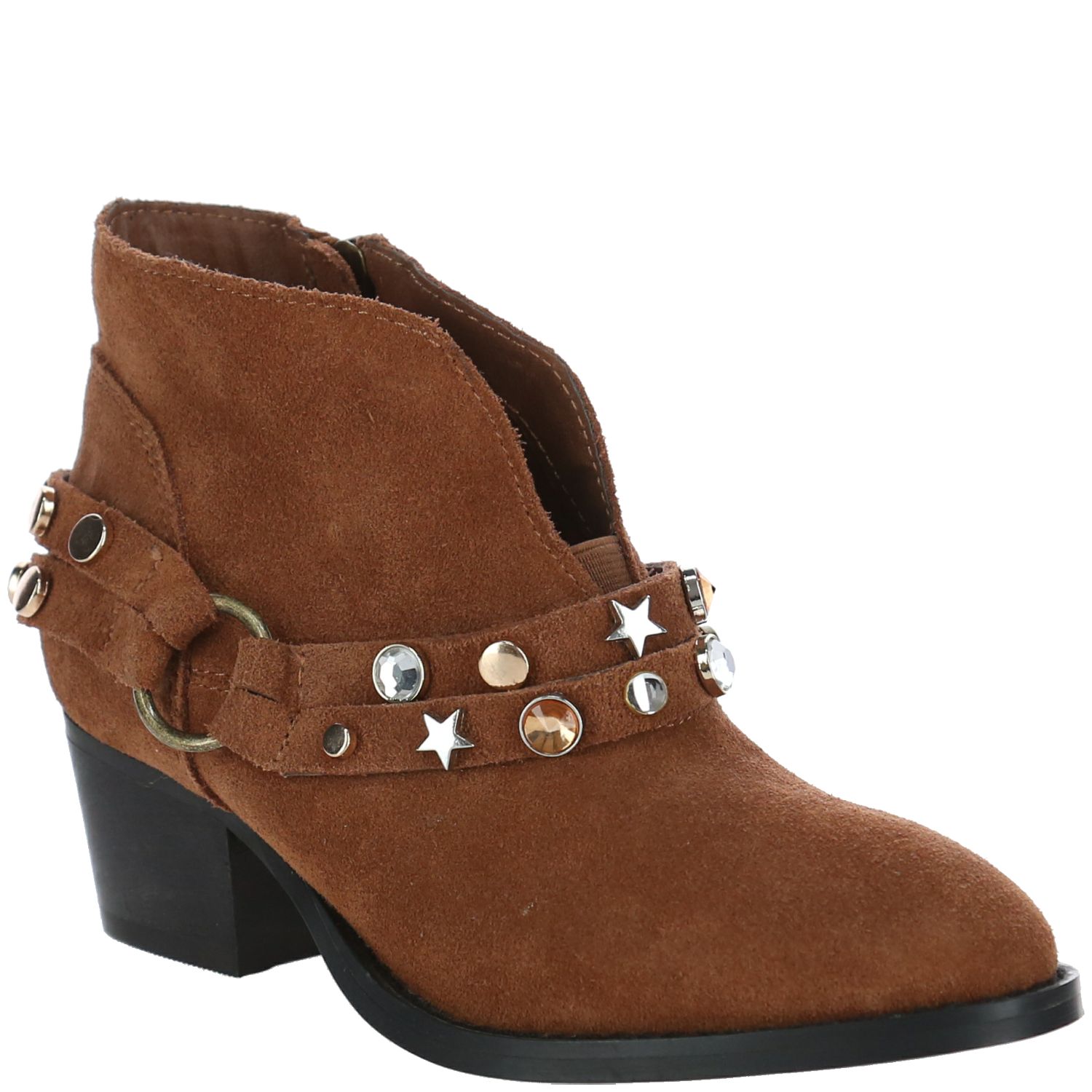 BOTIN CUERO MILENA-K CAFÉ - 1