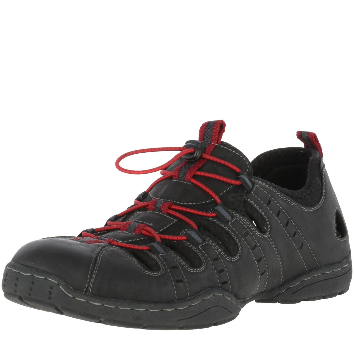 SANDALIA CUERO HP RACER GRIS - 3