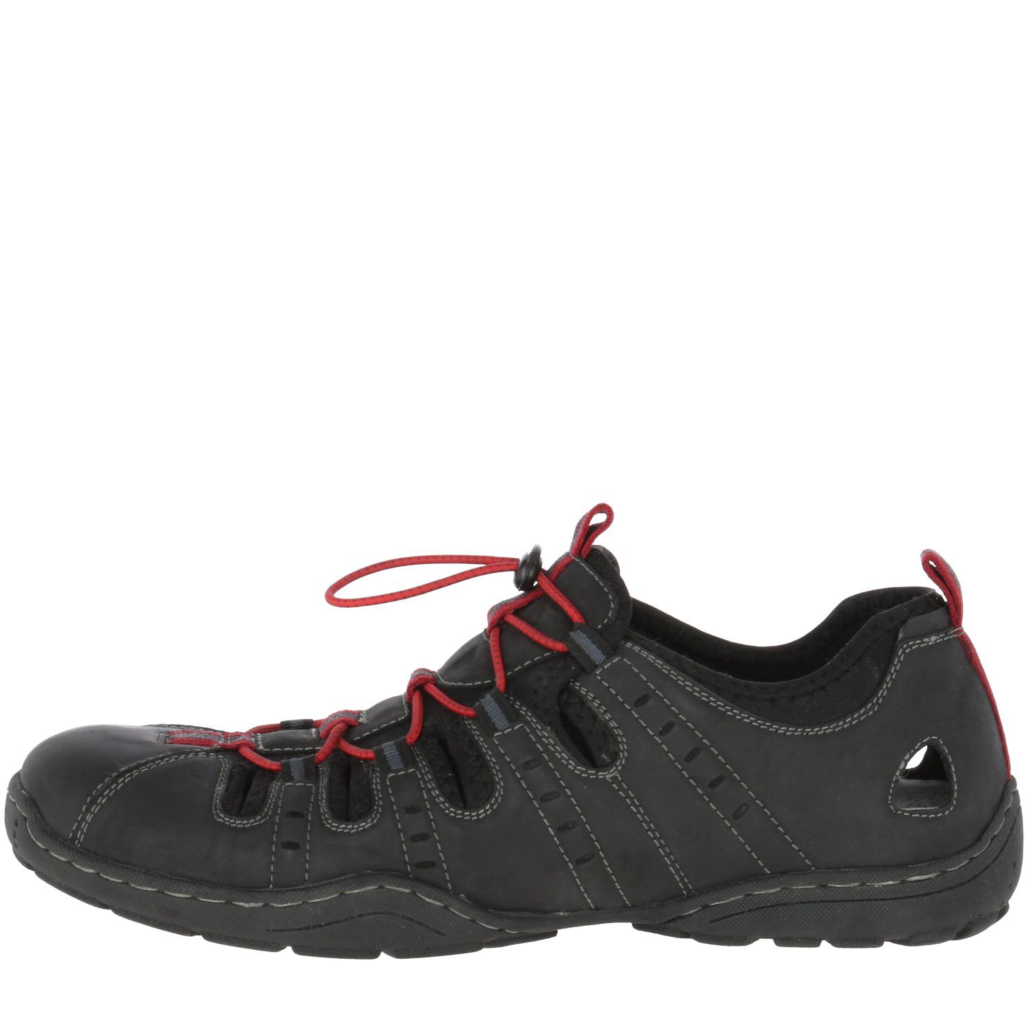 SANDALIA CUERO HP RACER GRIS - 4