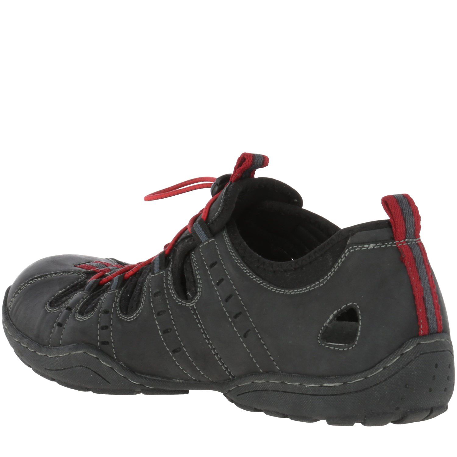 SANDALIA CUERO HP RACER GRIS - 5