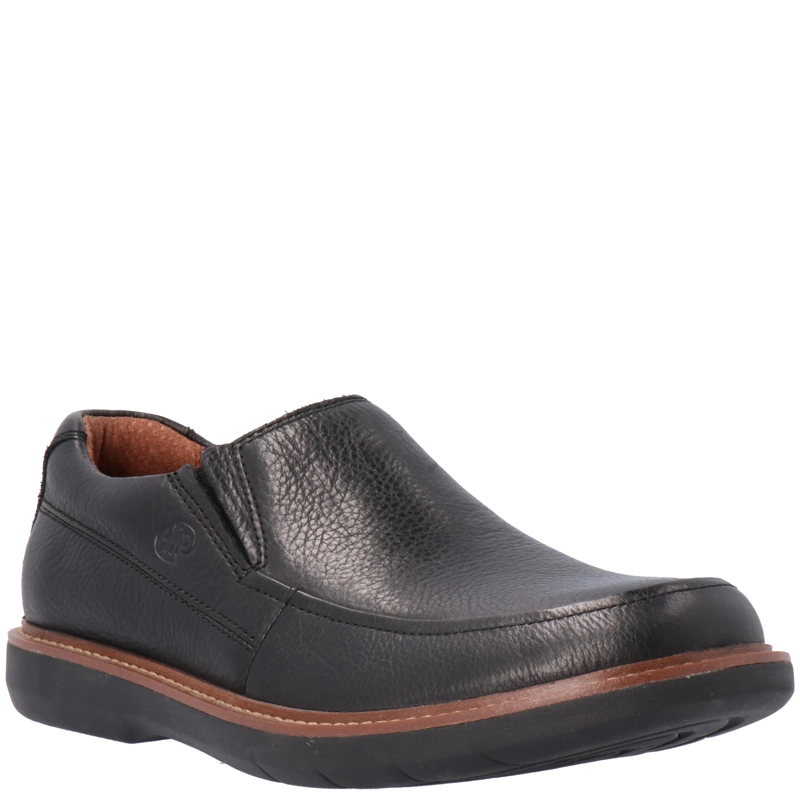 SLIP ON CUERO HOMBRE OREGON EN COLOR NEGRO | HUSH PUPPIES - 1