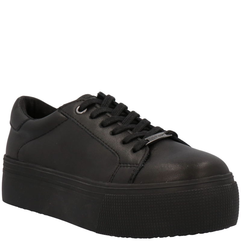 ZAPATILLA NIÑA CUERO KIM NEGRO - 1