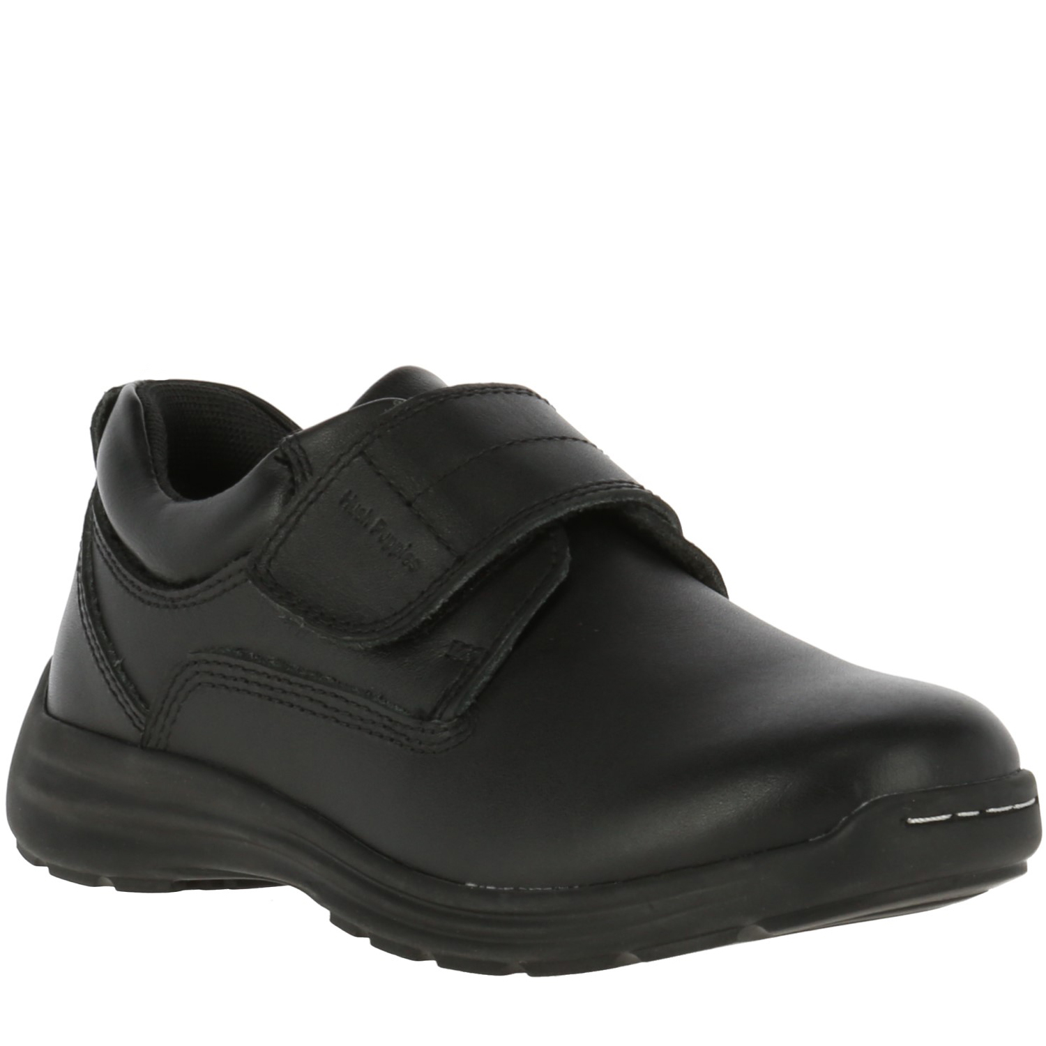 ZAPATO NIÑO CUERO NEW JUNGLE VELCRO NEGRO - 1