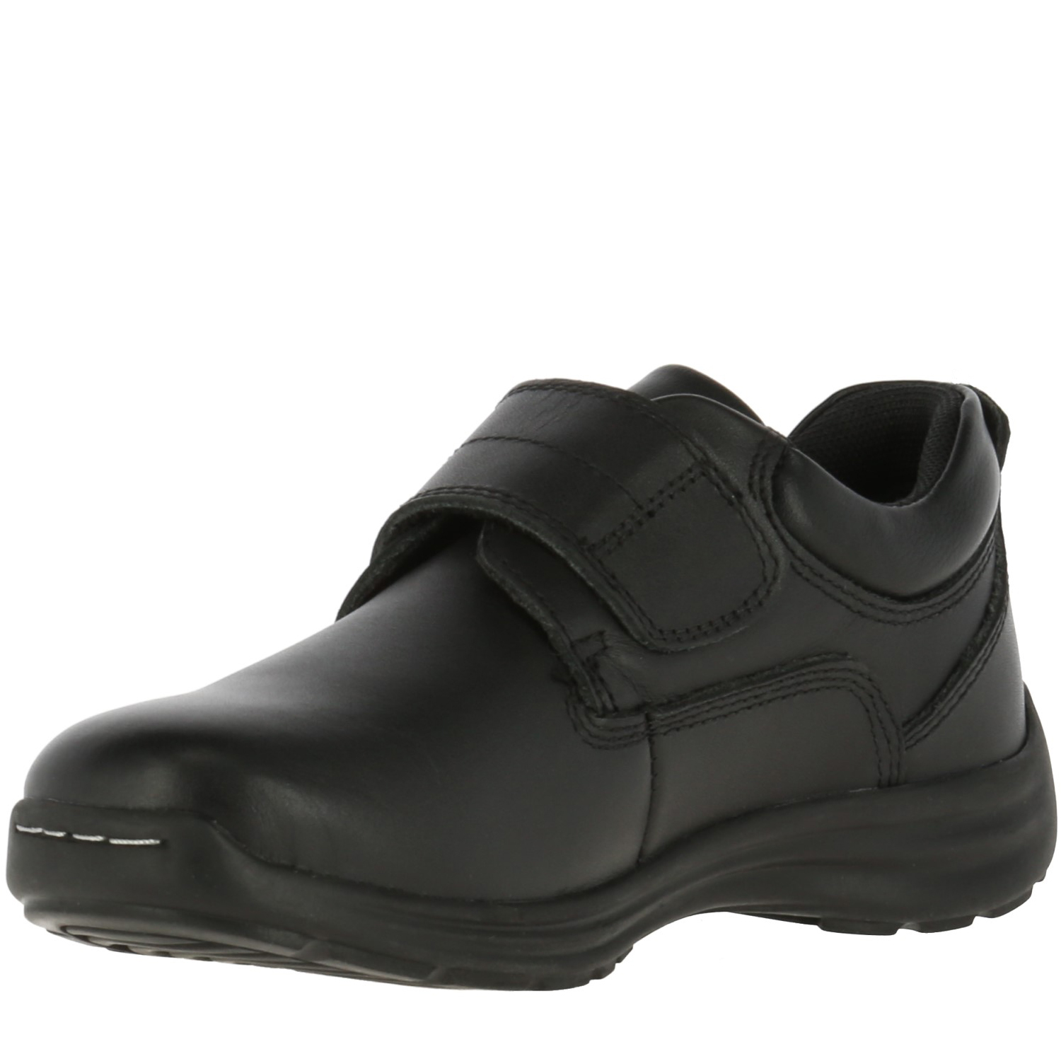 ZAPATO NIÑO CUERO NEW JUNGLE VELCRO NEGRO - 2