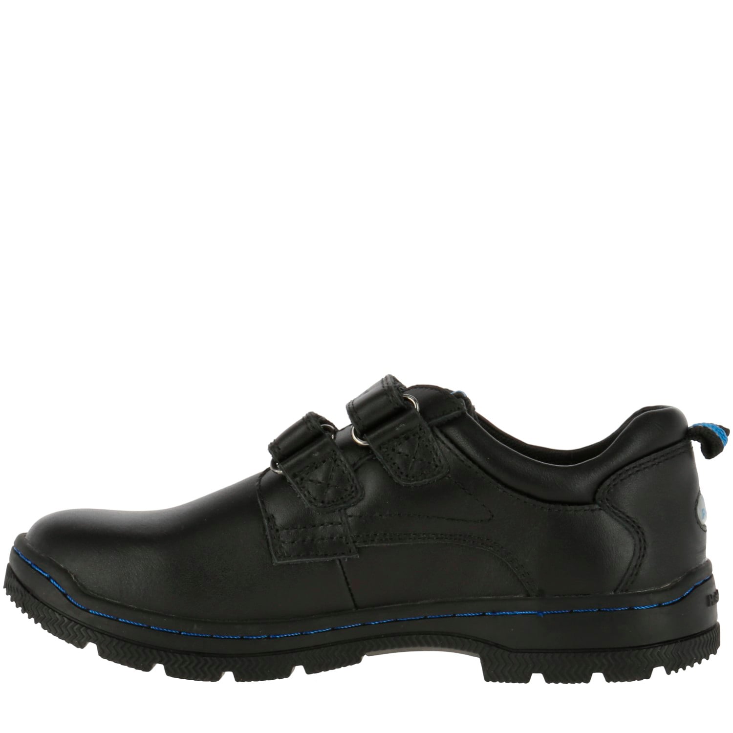 ZAPATO NIÑO CUERO NEW I WORK VELCRO NEGRO - 3