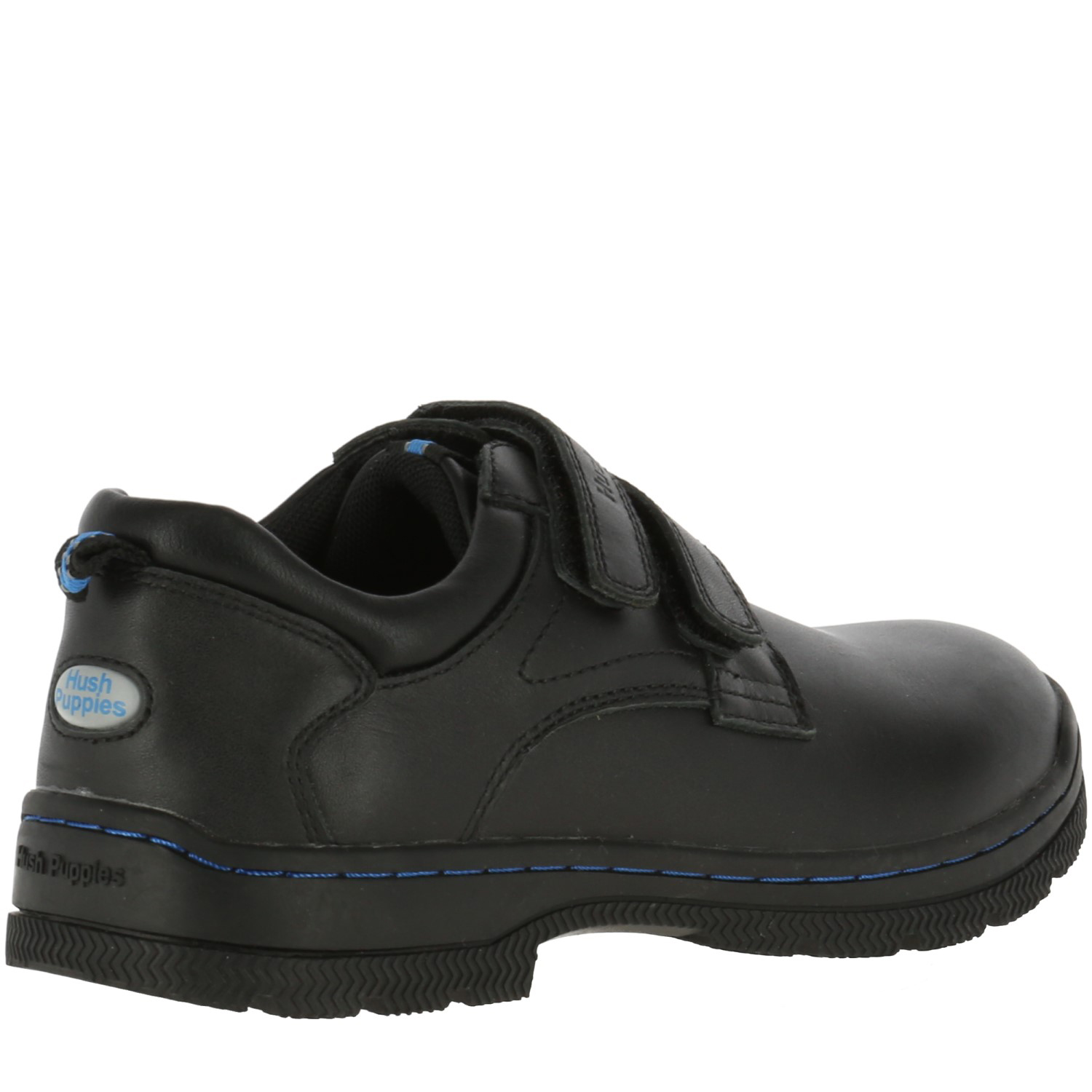 ZAPATO NIÑO CUERO NEW I WORK VELCRO NEGRO - 5