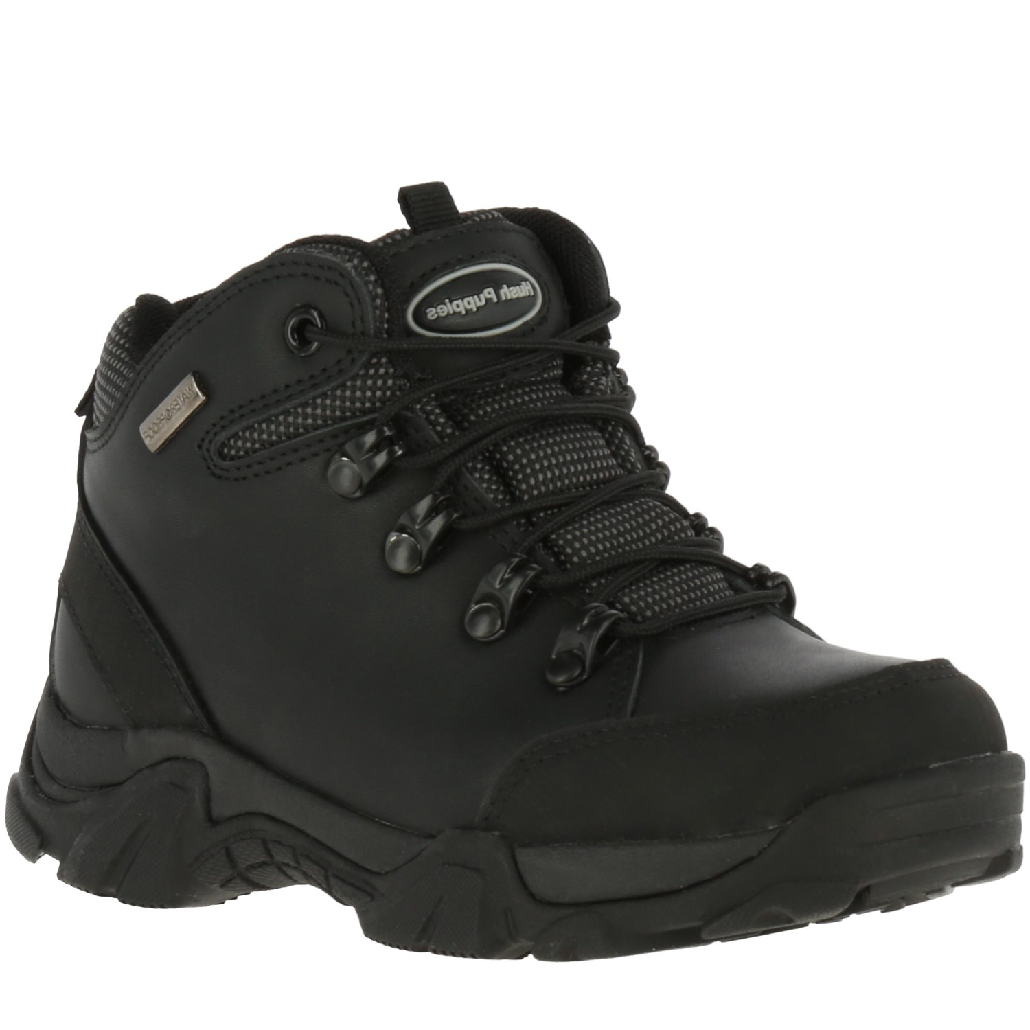 BOTÍN UNISEX CUERO/POLIÉSTER TORNADO EN COLOR NEGRO - 1