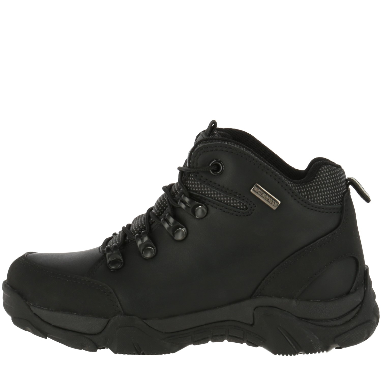 BOTÍN UNISEX CUERO/POLIÉSTER TORNADO EN COLOR NEGRO - 3