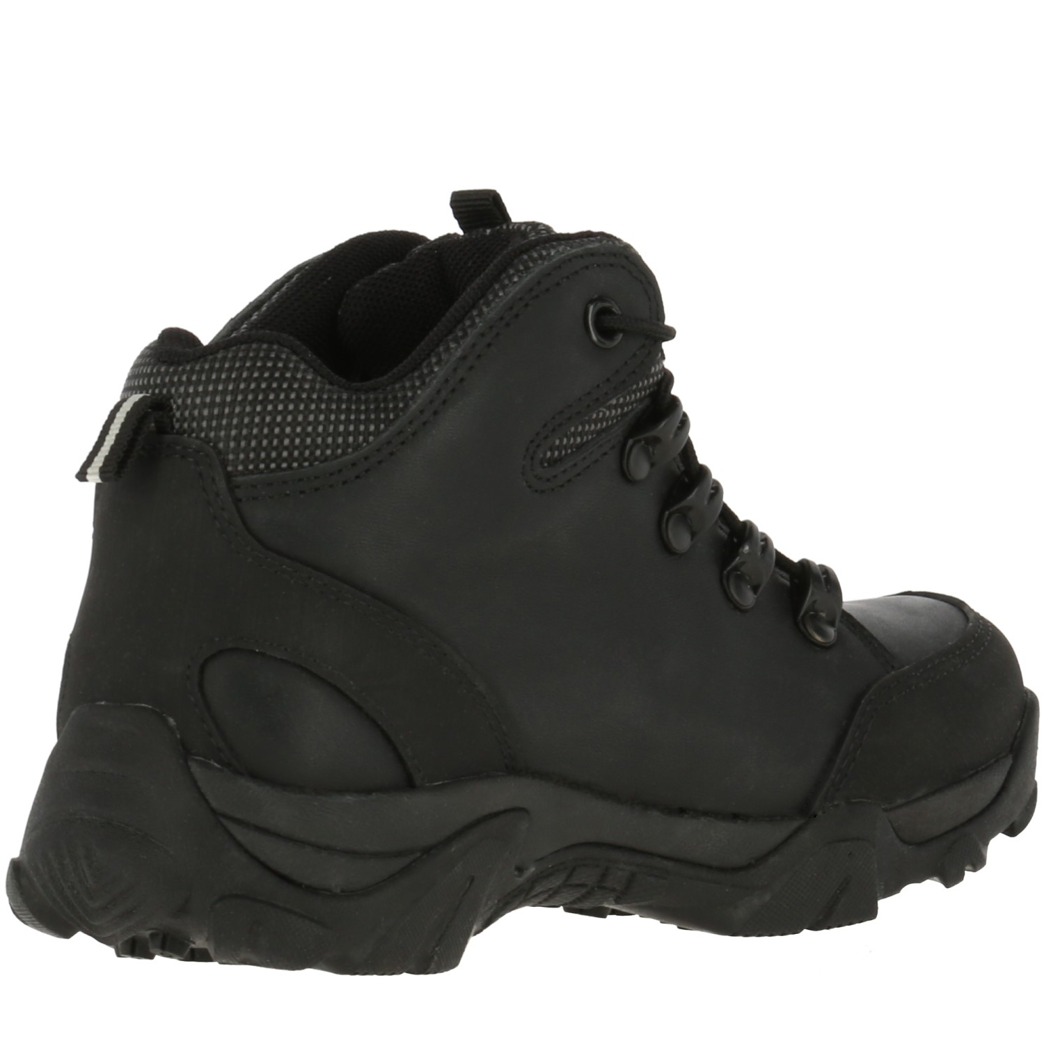 BOTÍN UNISEX CUERO/POLIÉSTER TORNADO EN COLOR NEGRO - 5