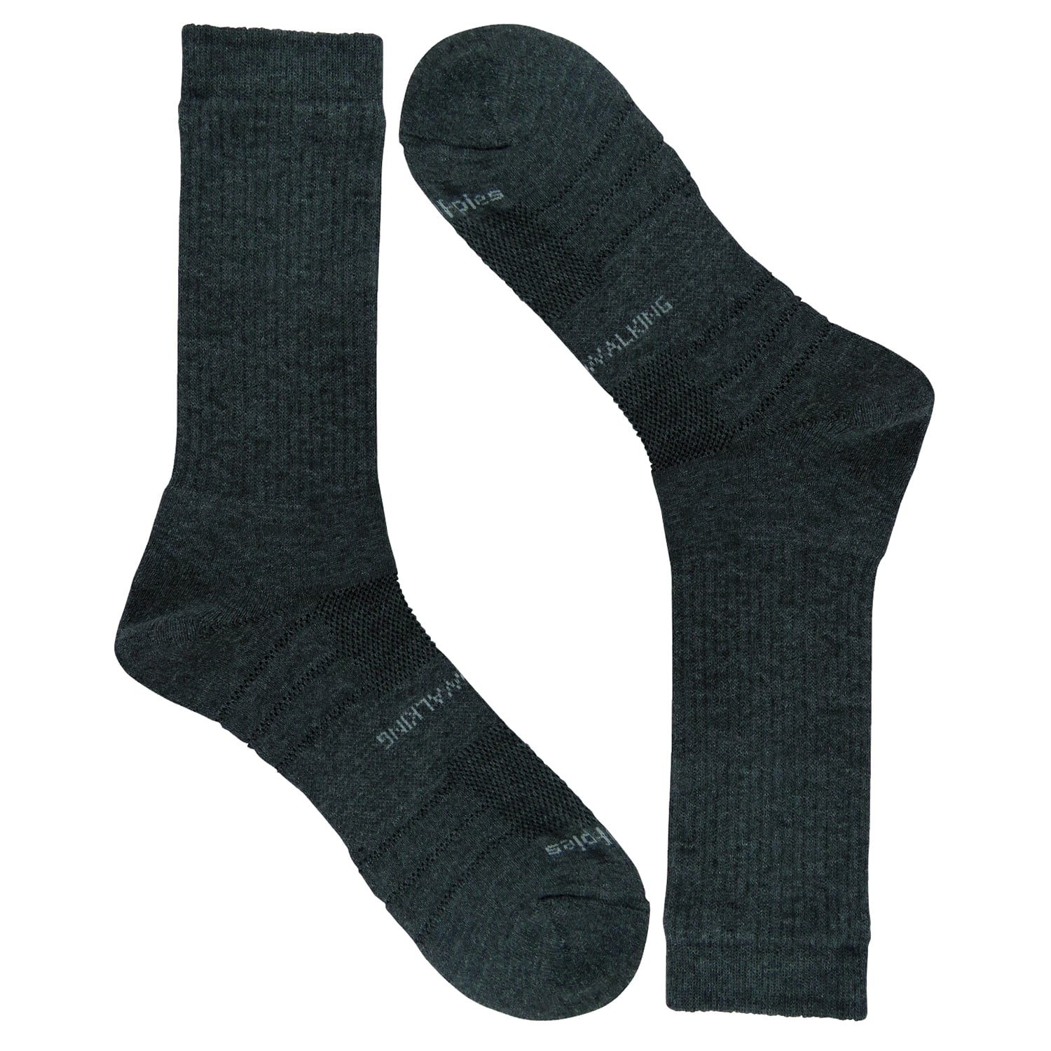 CALCETÍN ALGODÓN COMFORT WALKING GRIS HOMBRE - 2
