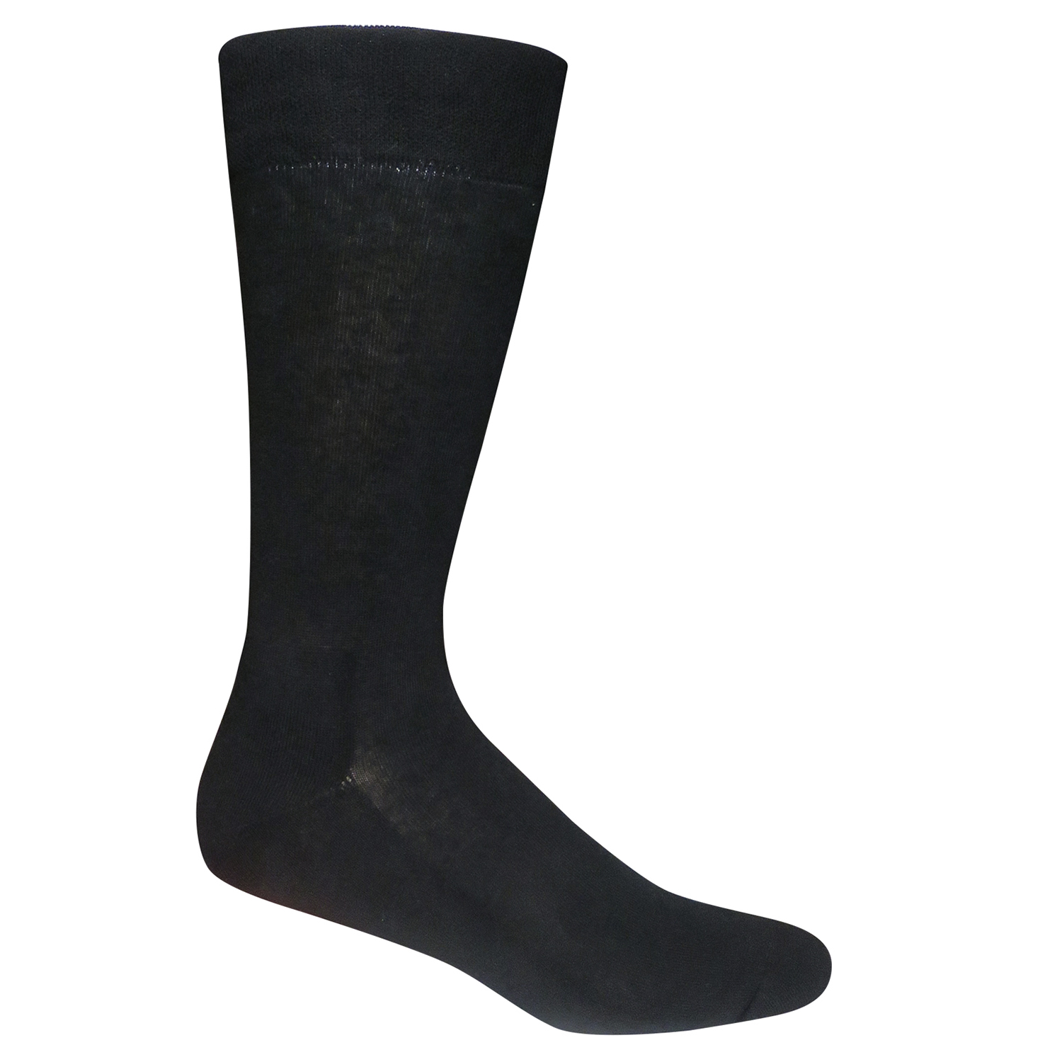 CALCETÍN ALGODÓN PLAIN CUSHIONFOOT NEGRO HOMBRE - 1