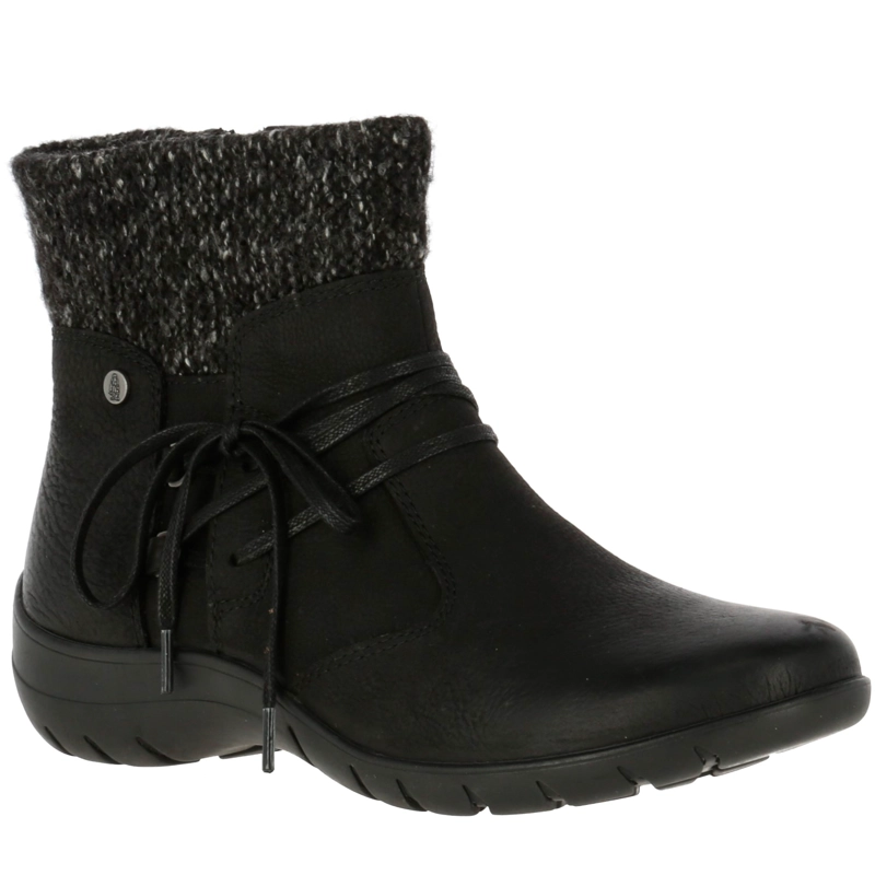 BOTIN CUERO MUJER MALMO II NEGRO | HUSH PUPPIES - 1