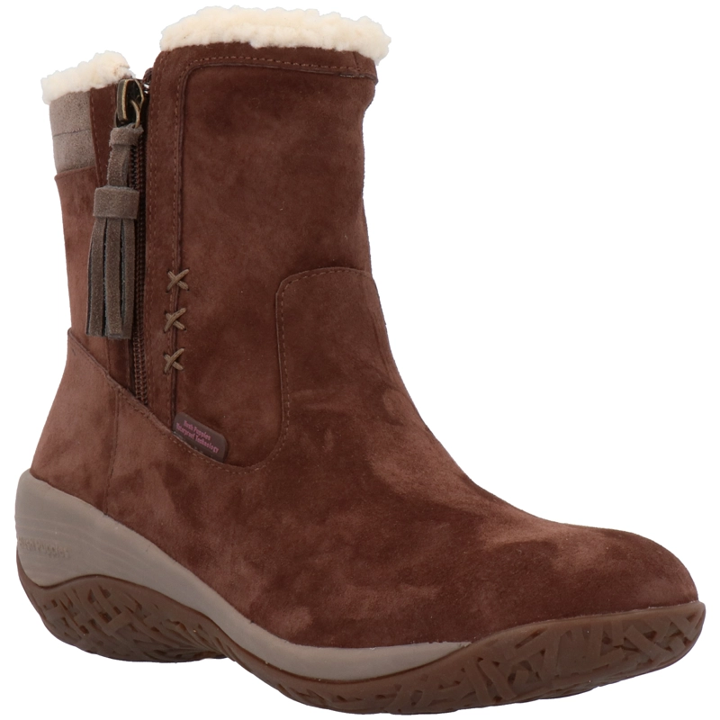 BOTIN CUERO MUJER OLENA CHOCOLATE | HUSH PUPPIES - 1