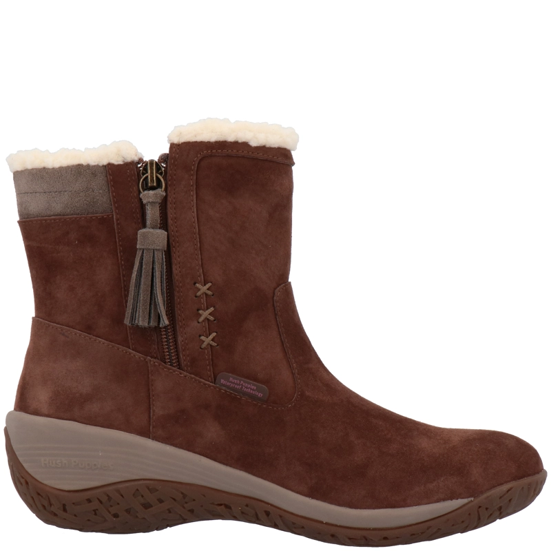BOTIN CUERO MUJER OLENA CHOCOLATE | HUSH PUPPIES - 5