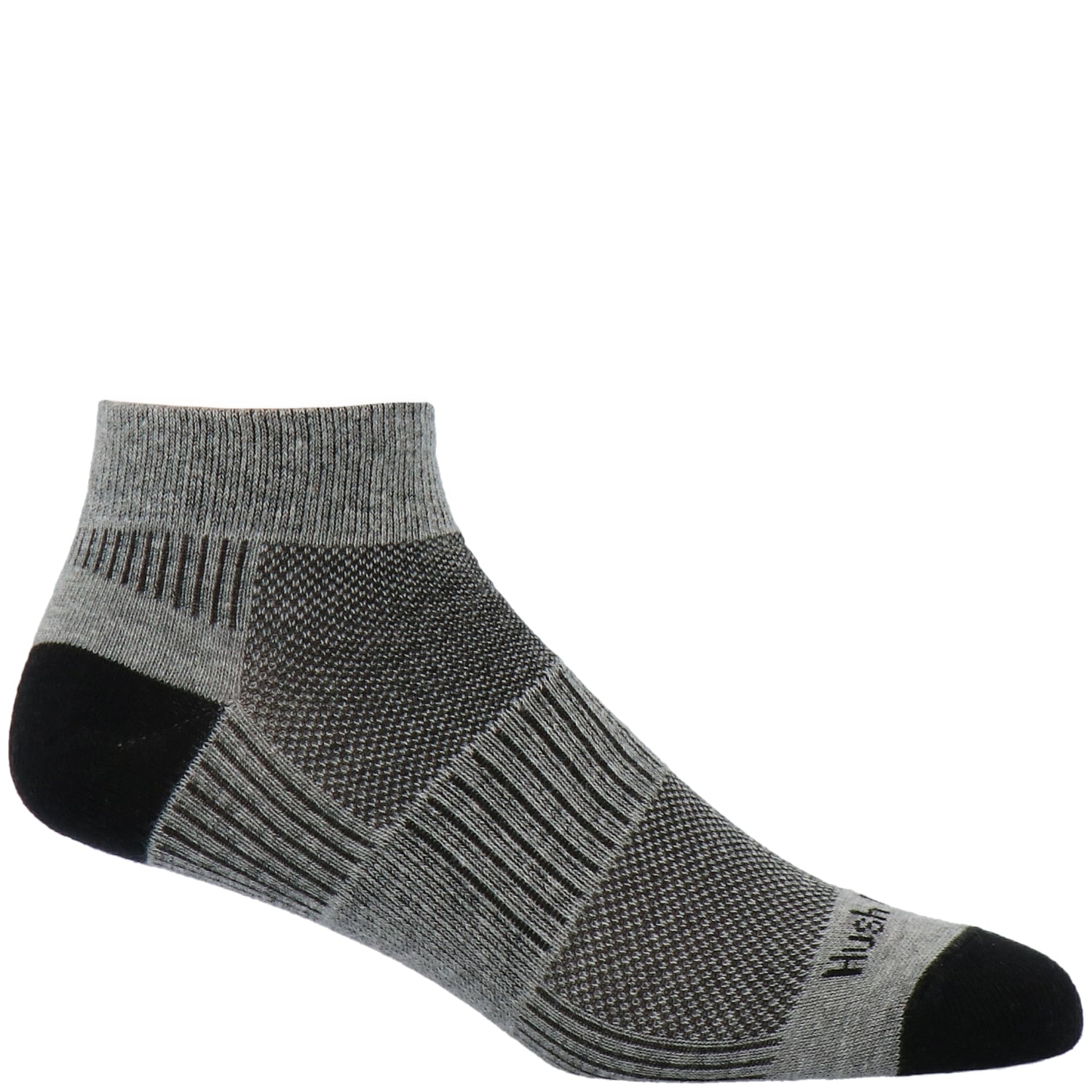 CALCETÍN HOMBRE HUSH-PUPPIES TECHNO SPORT ALGODÓN PED NEGRO - 1