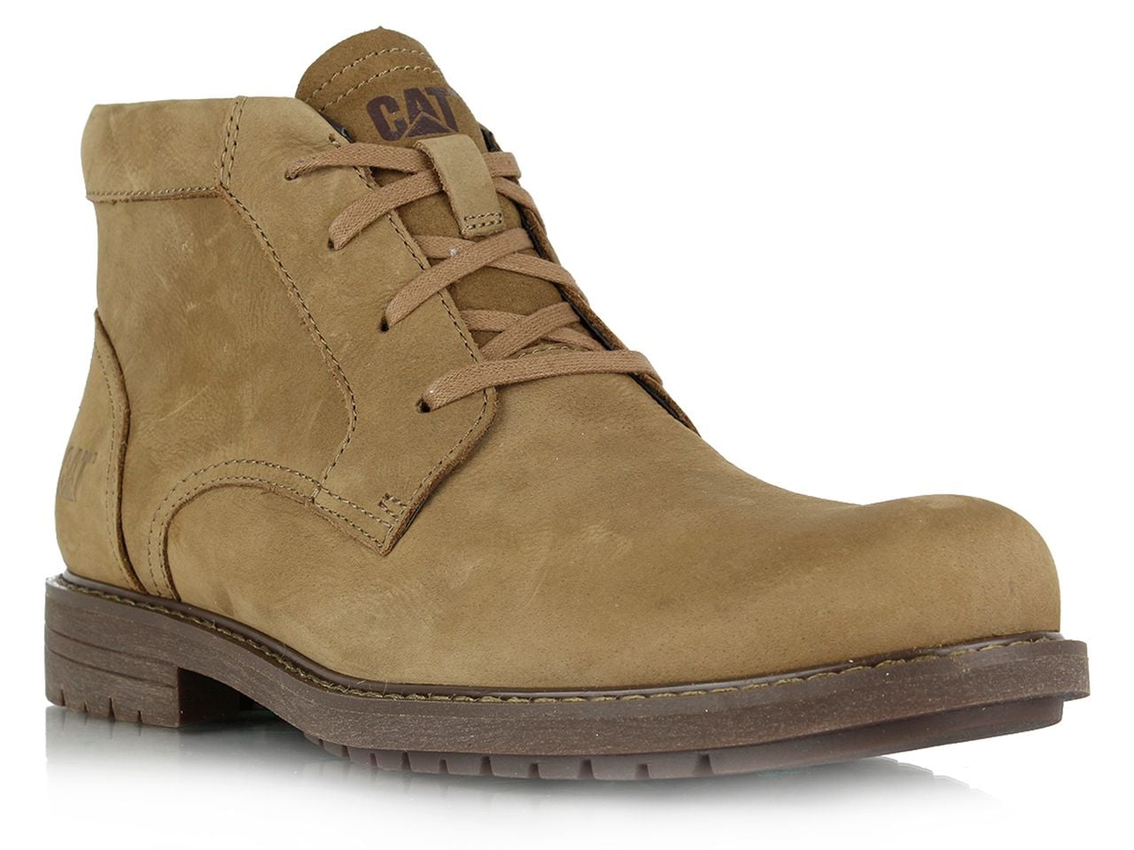 BOTIN CUERO BROCK BEIGE - 1