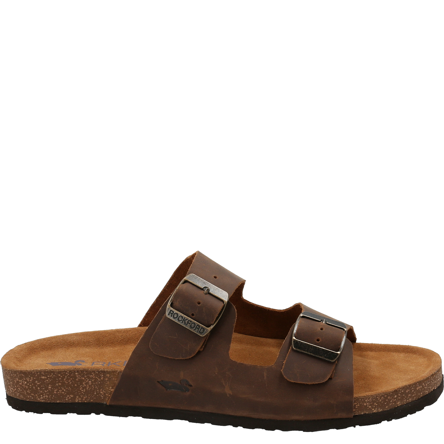 SANDALIAS HOMBRE ROCKFORD CUERO CAFÉ OSCURO CHARLY II - 2