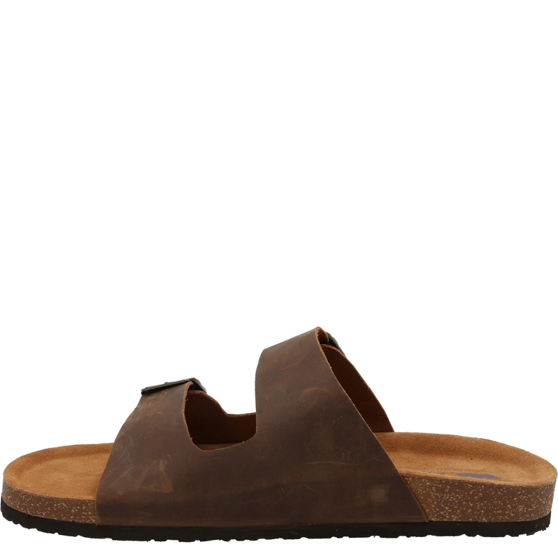 SANDALIAS HOMBRE ROCKFORD CUERO CAFÉ OSCURO CHARLY II - 5