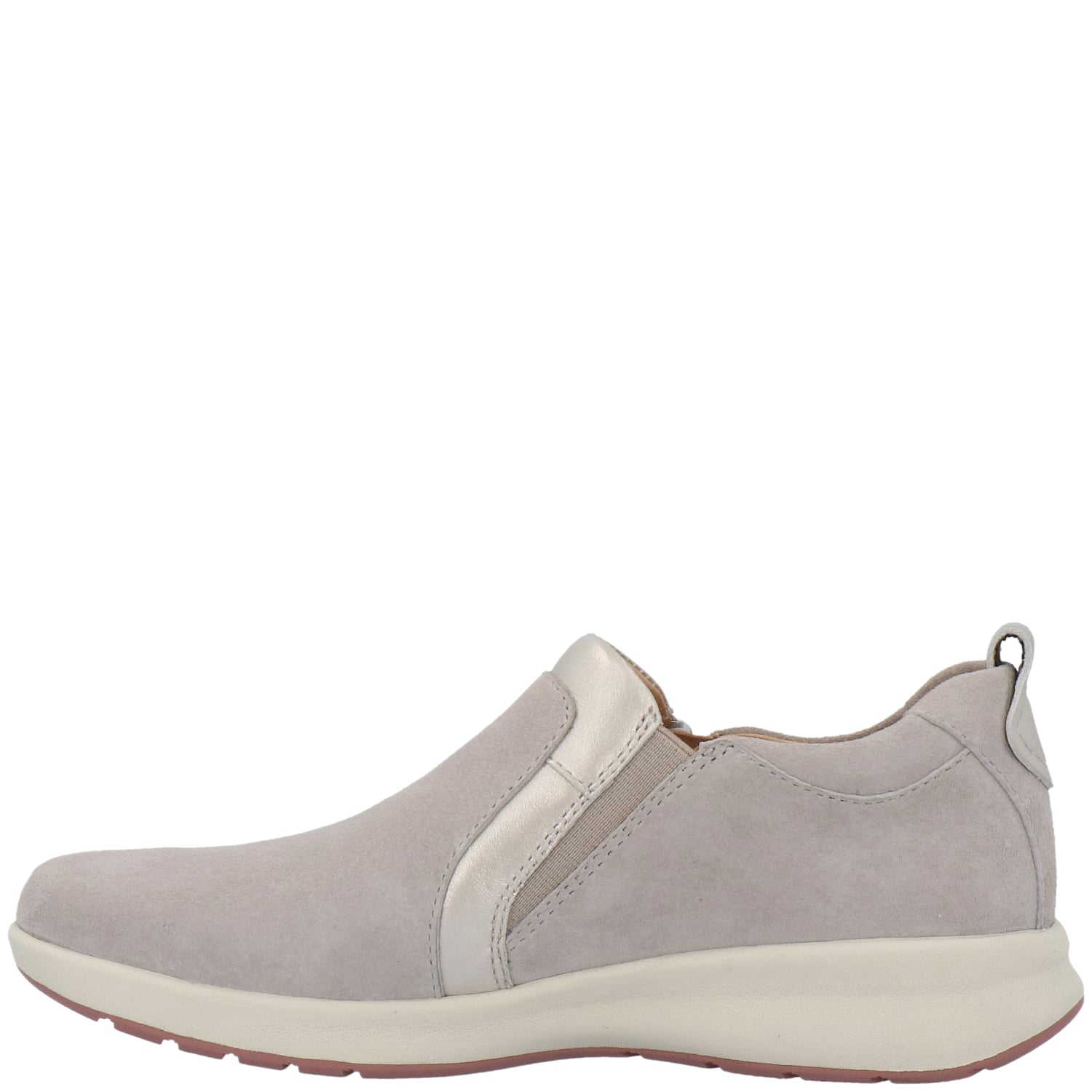 ZAPATILLAS CUERO MUJER SPINAL SLIP ON GRIS - 1