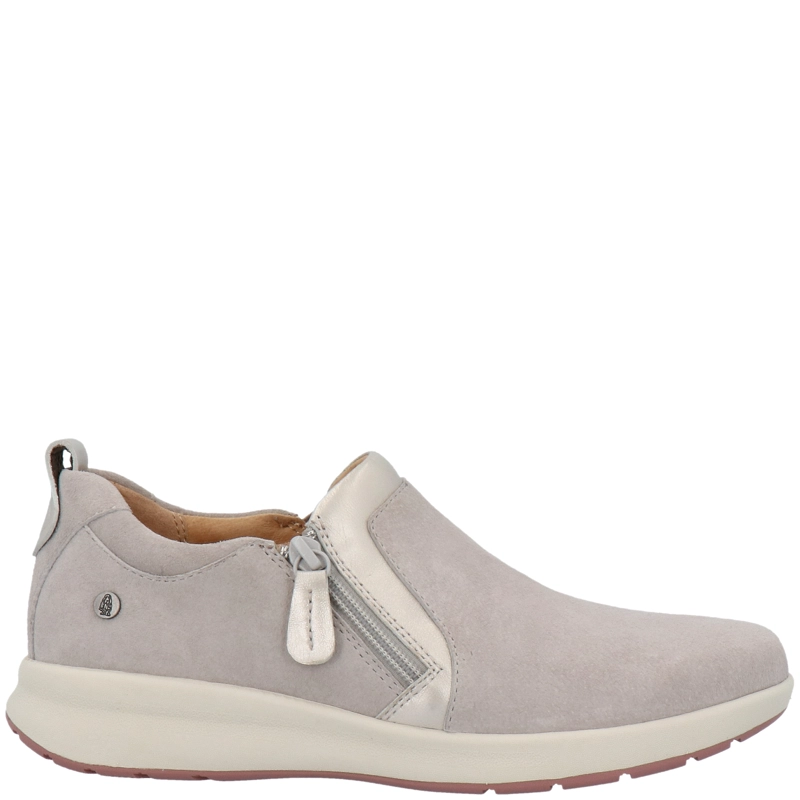 ZAPATILLAS CUERO MUJER SPINAL SLIP ON GRIS - 2