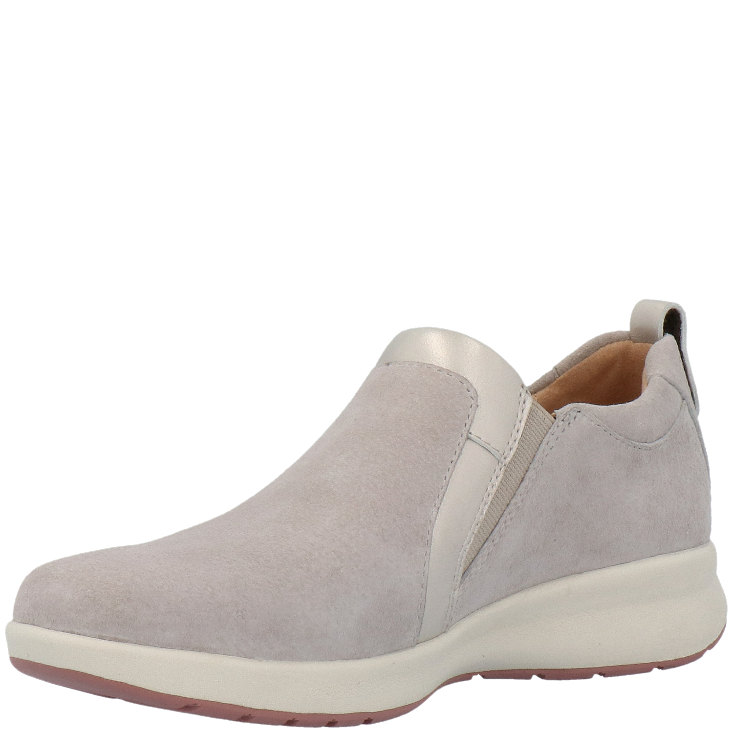 ZAPATILLAS CUERO MUJER SPINAL SLIP ON GRIS - 5