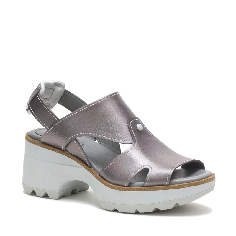 SANDALIA CARINA PLATEADO MUJER - 1