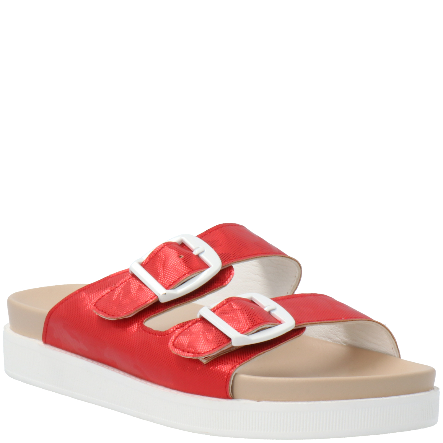 SANDALIAS MUJER AZALEIA ROJO SISA - 1