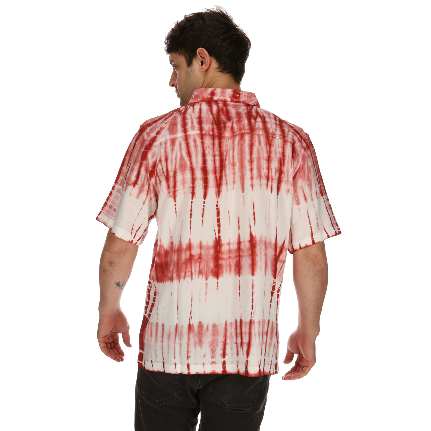 CAMISA M/C HOMBRE TIDE DYE SS ROJO 7VEINTE - 2
