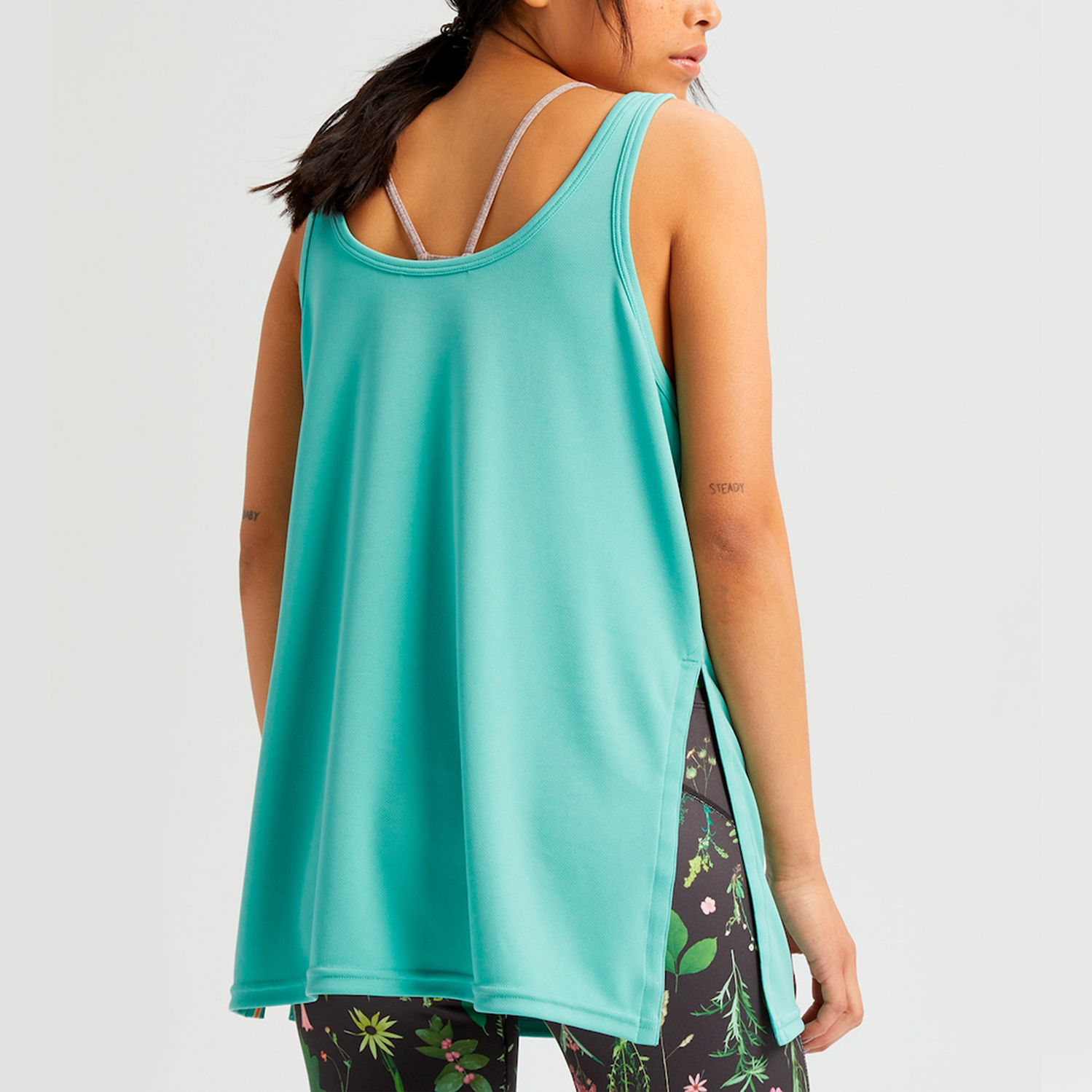POLERA S/M POLYESTER MUJER W LUXEMORE SLIT TK CELESTE BURTON - 3