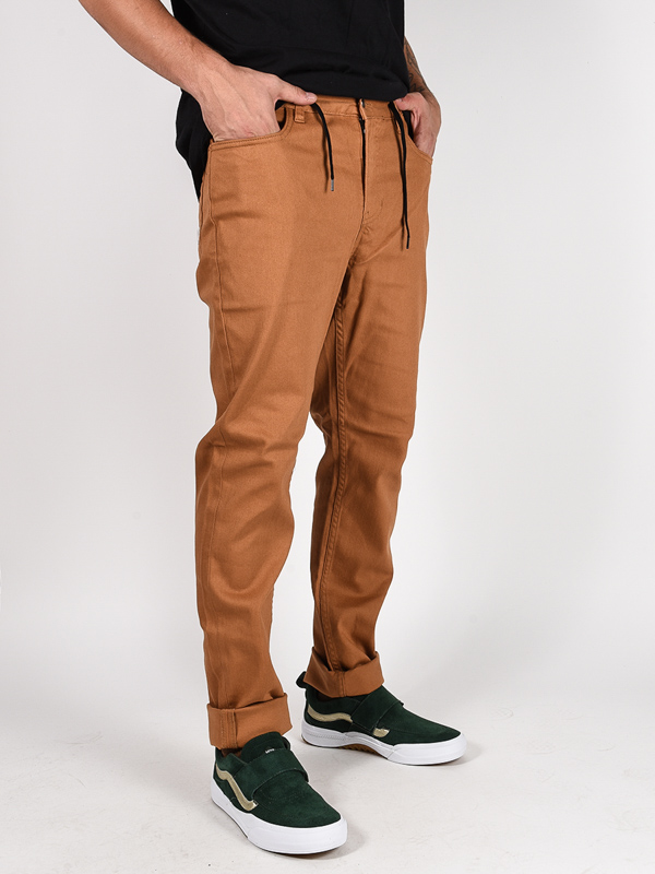 PANTALON E02 COLOR TWILL BEIGE HOMBRE ELEMENT - 1