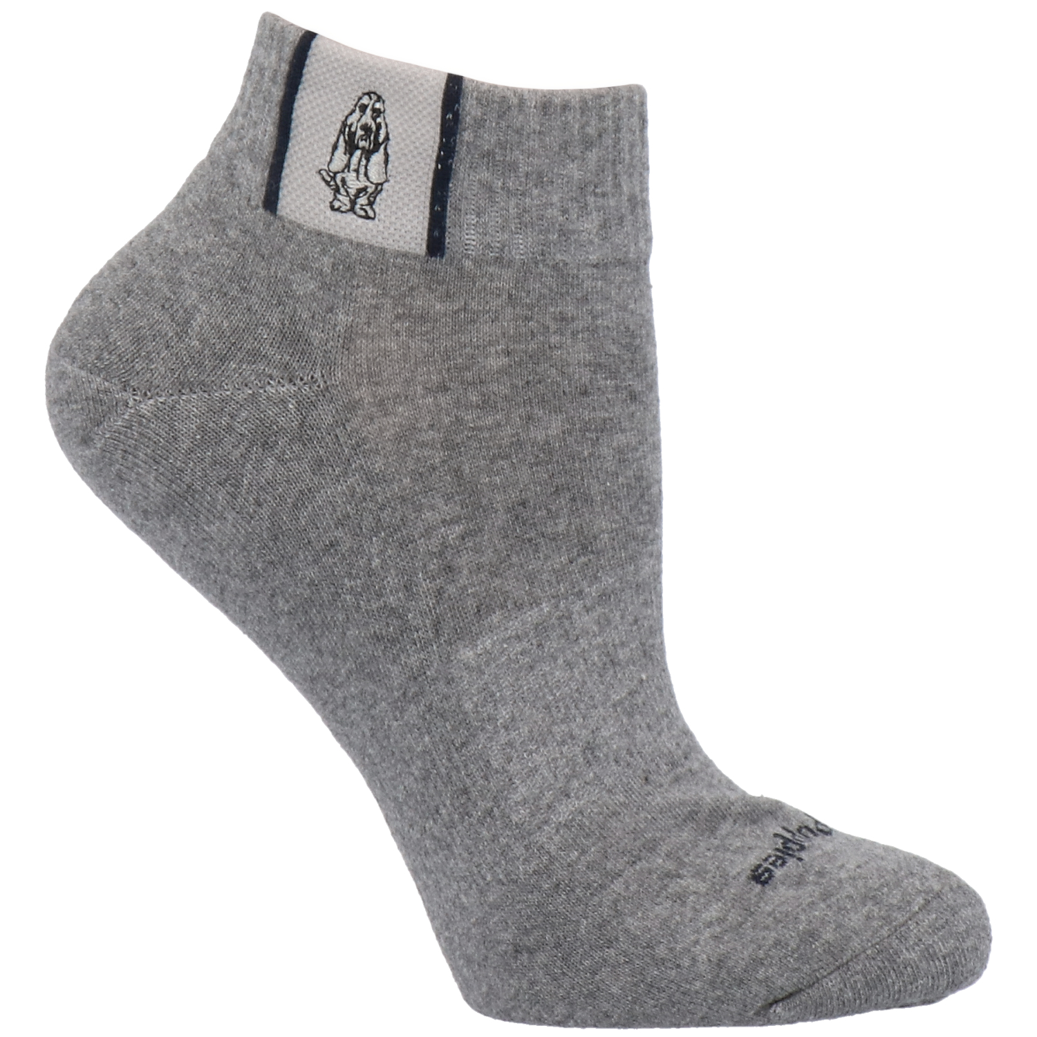 CALCETÍN MUJER HUSH-PUPPIES ALGODÓN CO HP SPORT EMBRO GRIS - 1