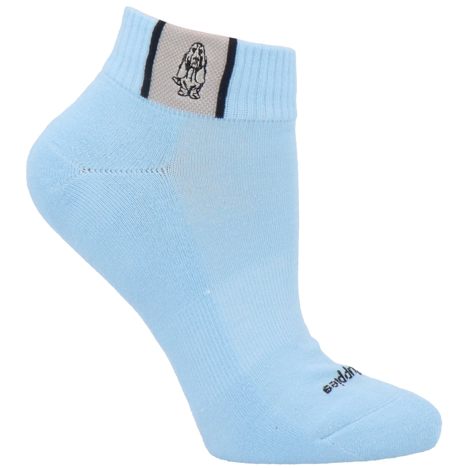 CALCETÍN MUJER HUSH-PUPPIES HP SPORT ALGODÓN CO EMBRO AZUL - 1