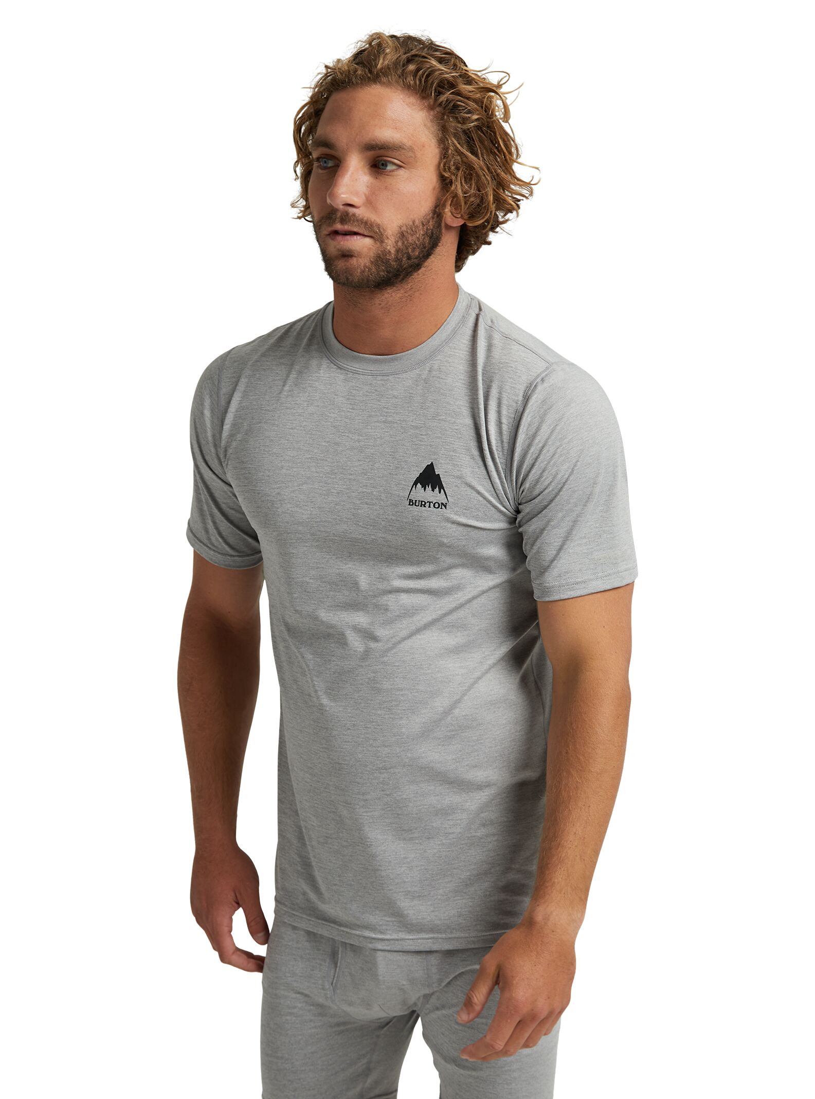 PRIMERA CAPA POLERA M/C LTWT HOMBRE GRIS BURTON - 1