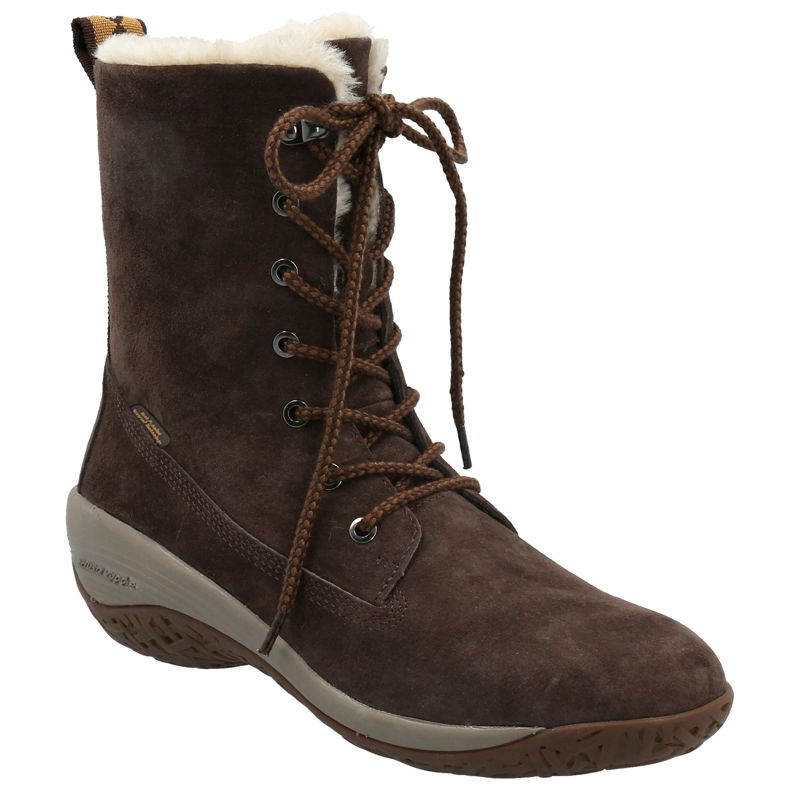 BOTA CUERO MUJER MADRAS CHOCOLATE | HUSH PUPPIES - 1
