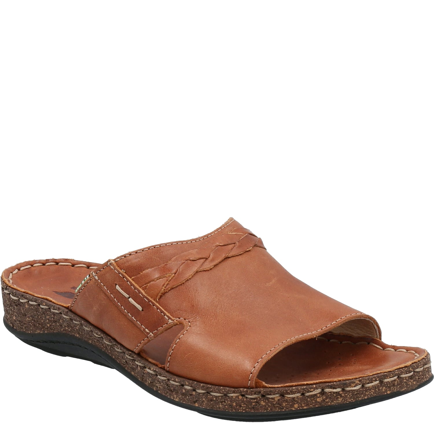 SANDALIAS MUJER ROCKFORD CUERO CAFÉ MARIPI - 2