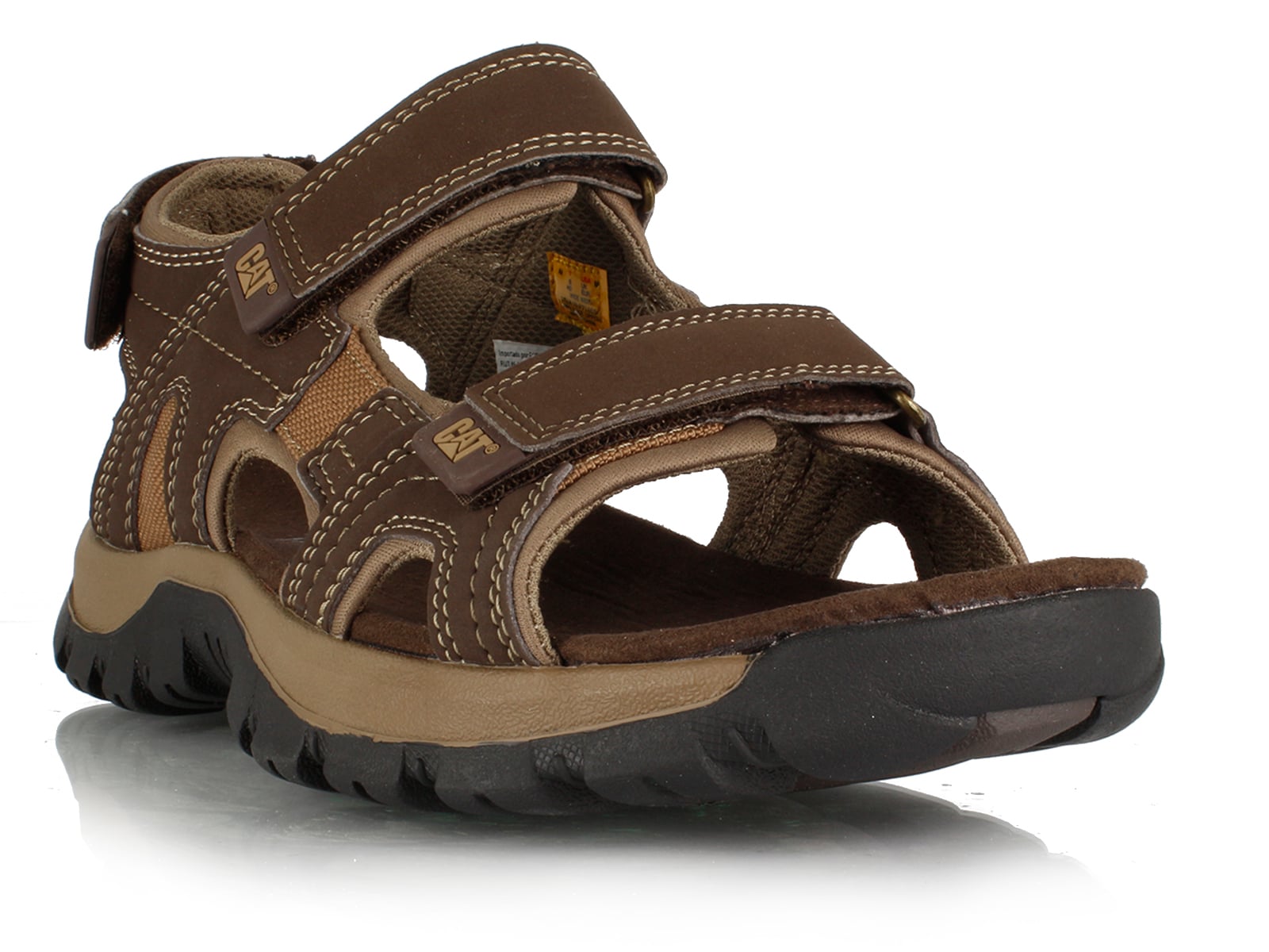 SANDALIA CUERO HOMBRE GILES CHOCOLATE - 1