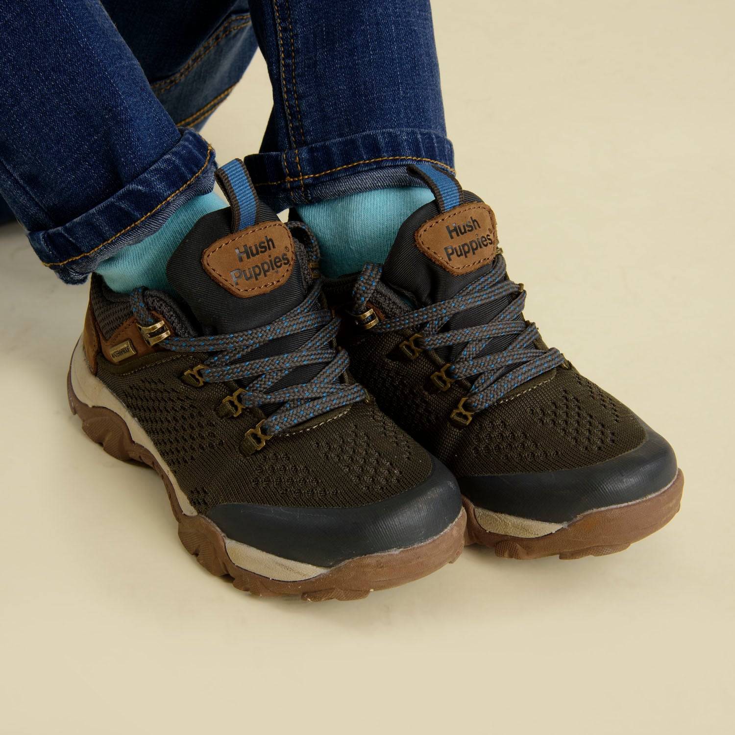 ZAPATILLA VERDE NIÑO NIKIRO-K HUSH PUPPIES [26-29] - 2