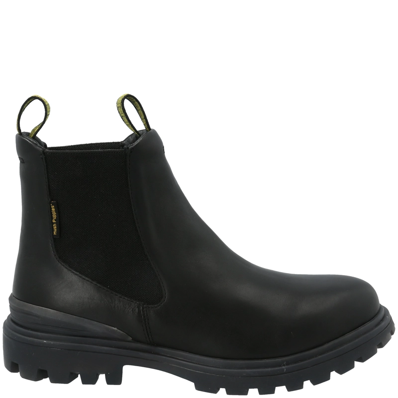 BOTIN CUERO MUJER ONE AND ONLY EN COLOR NEGRO | HUSH PUPPIES - 2