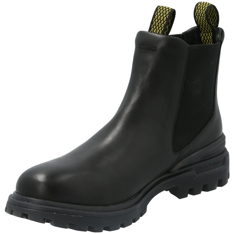 BOTIN CUERO MUJER ONE AND ONLY EN COLOR NEGRO | HUSH PUPPIES - 4