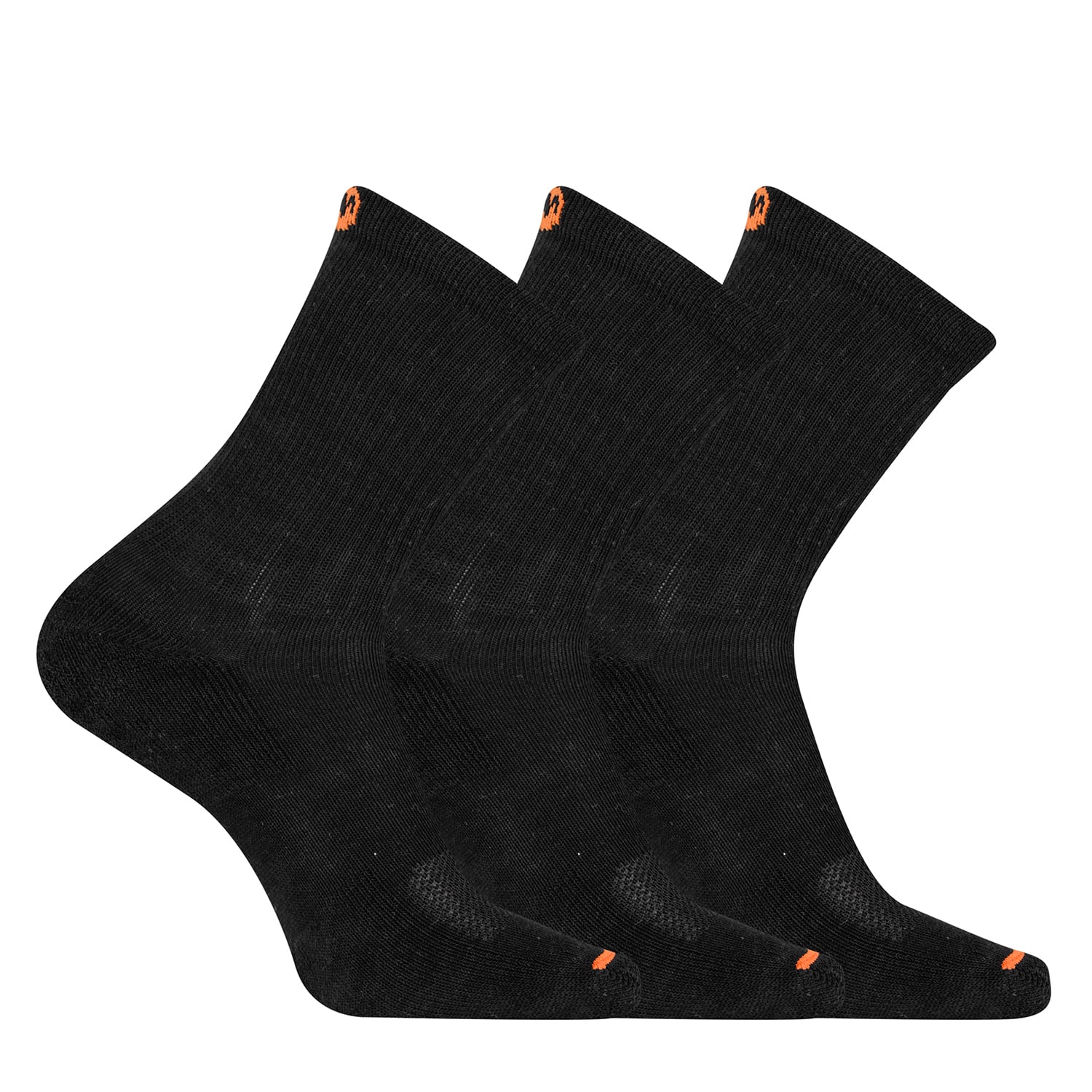 CALCETÍN UNISEX MERRELL ACCESS COTTON CREW 3 OUTDOOR NEGRO - 1