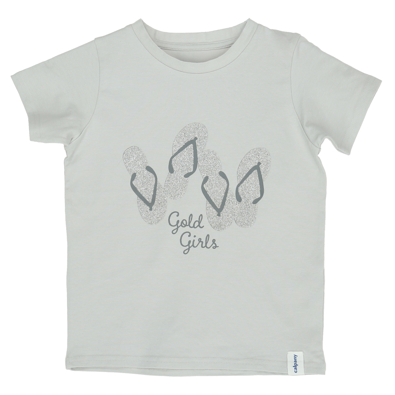 POLERA NIÑA CALPANY FLIP FLOP GRIS - 1