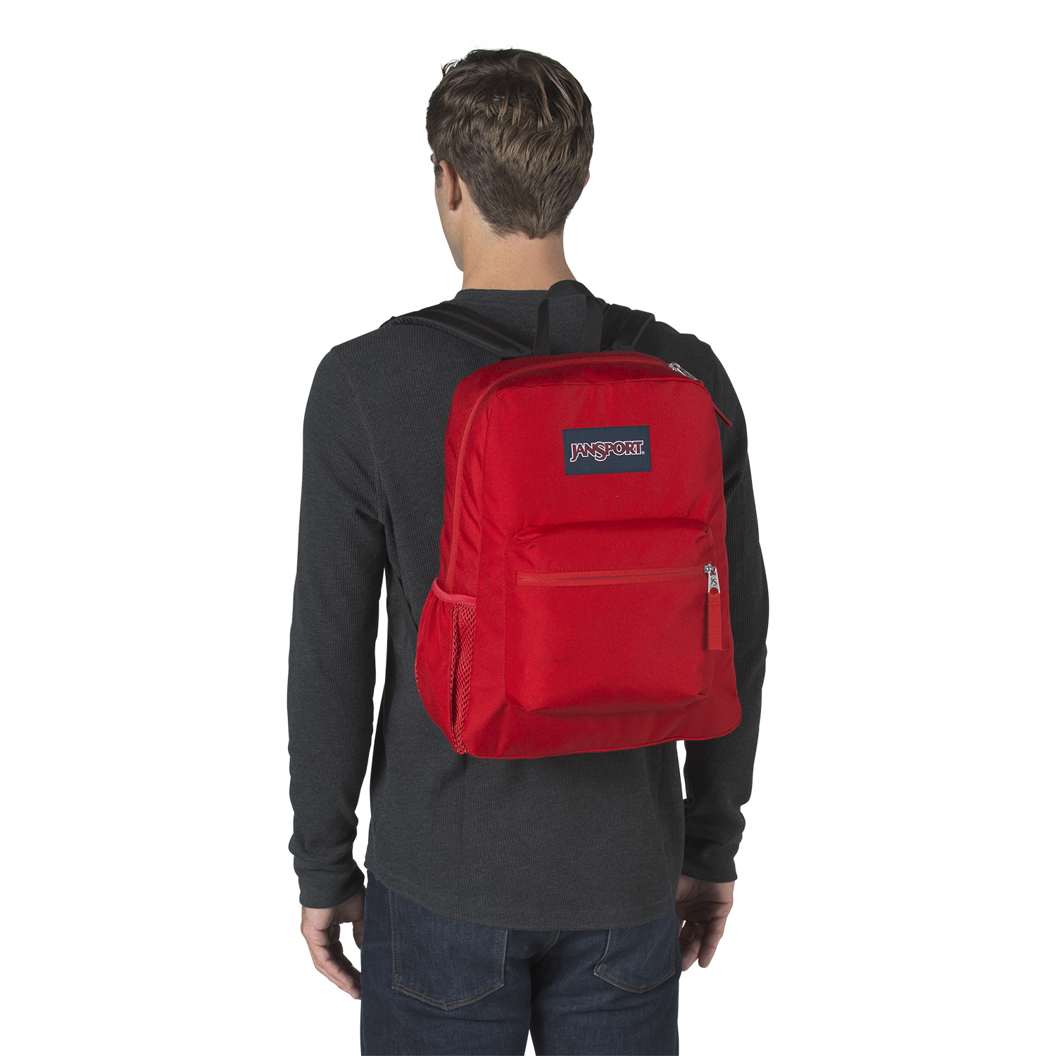 MOCHILA UNISEX CROSS TOWN ROJO - 2