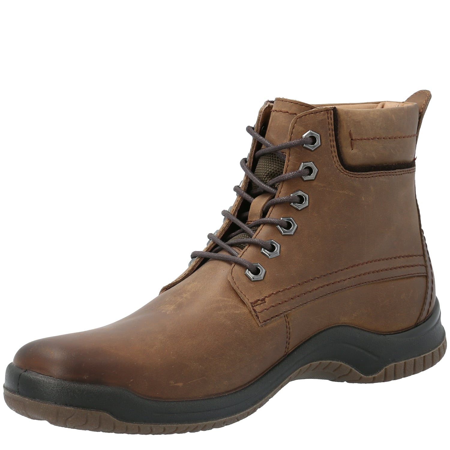 BOTIN CUERO HOMBRE MANASLU CAFÉ HUSH PUPPIES - 1