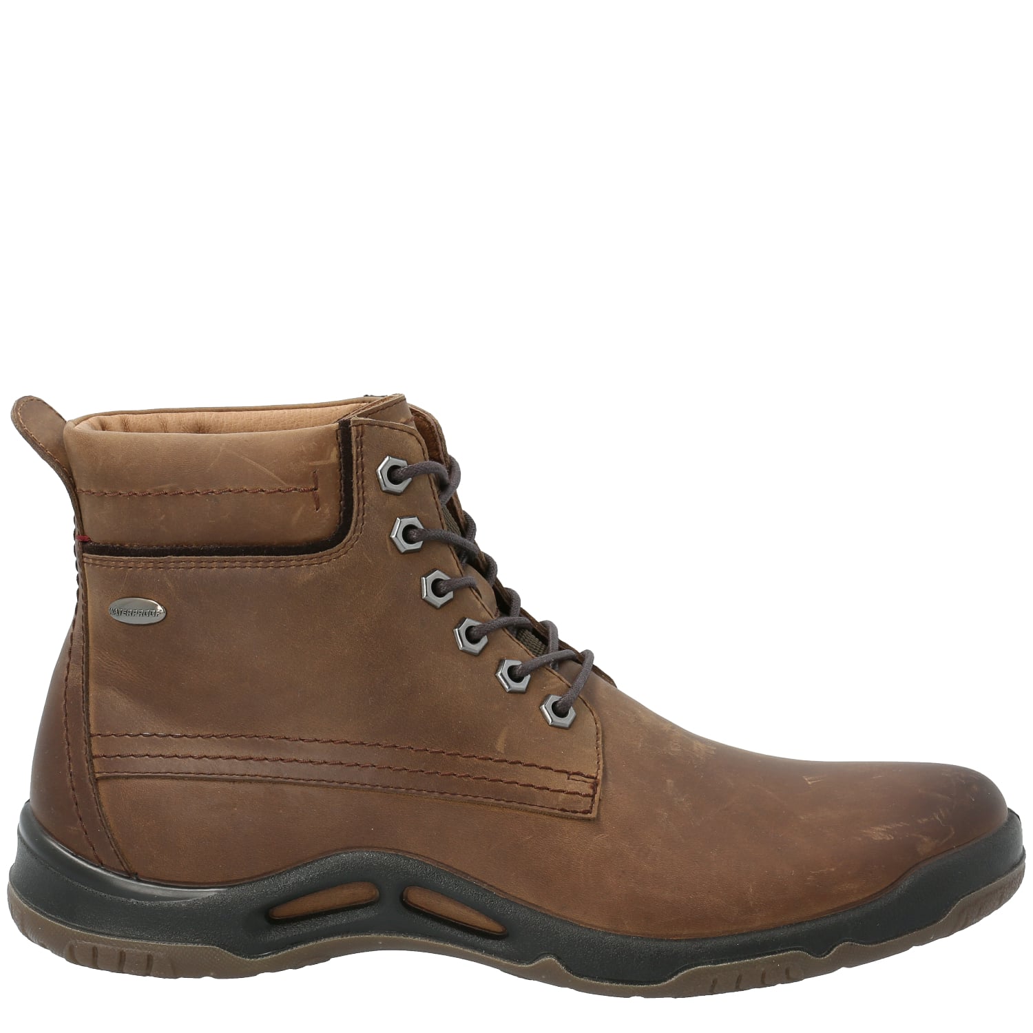 BOTIN CUERO HOMBRE MANASLU CAFÉ HUSH PUPPIES - 4