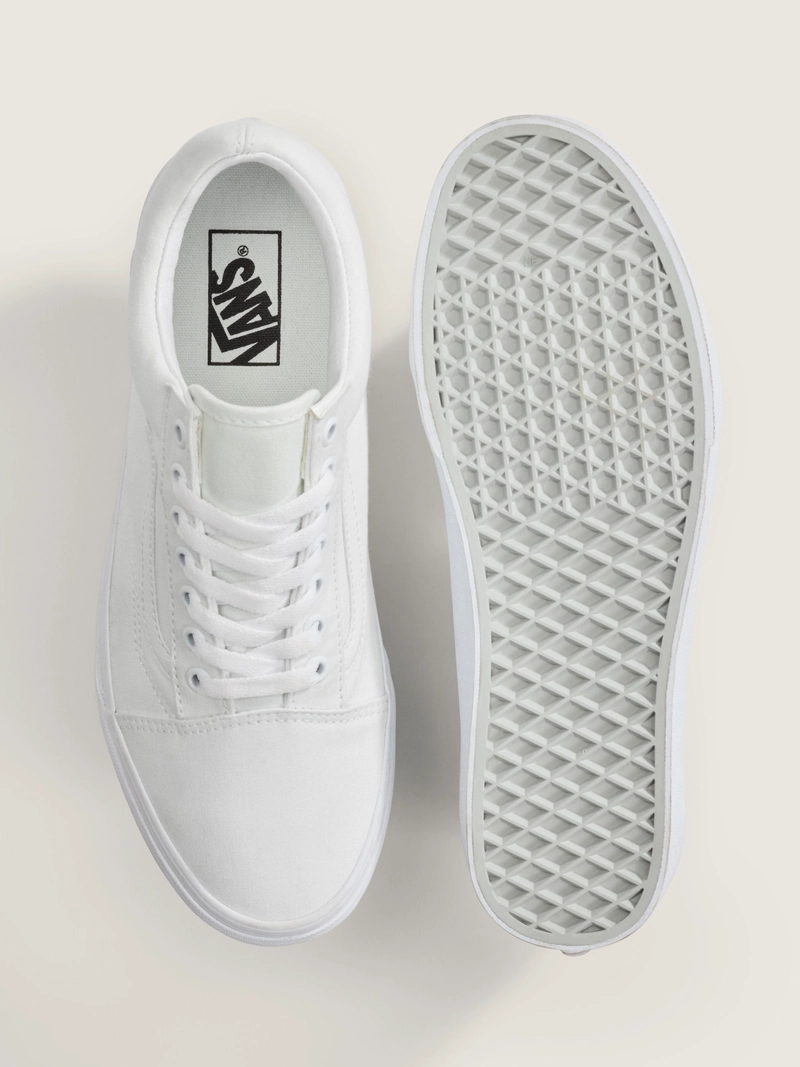ZAPATILLAS UNISEX UA OLD SKOOL BLANCA VANS - 5