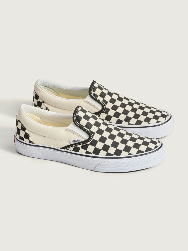 ZAPATILLAS UNISEX UA CLASSIC SLIP-ON CHECKER NEGRA VANS - 2