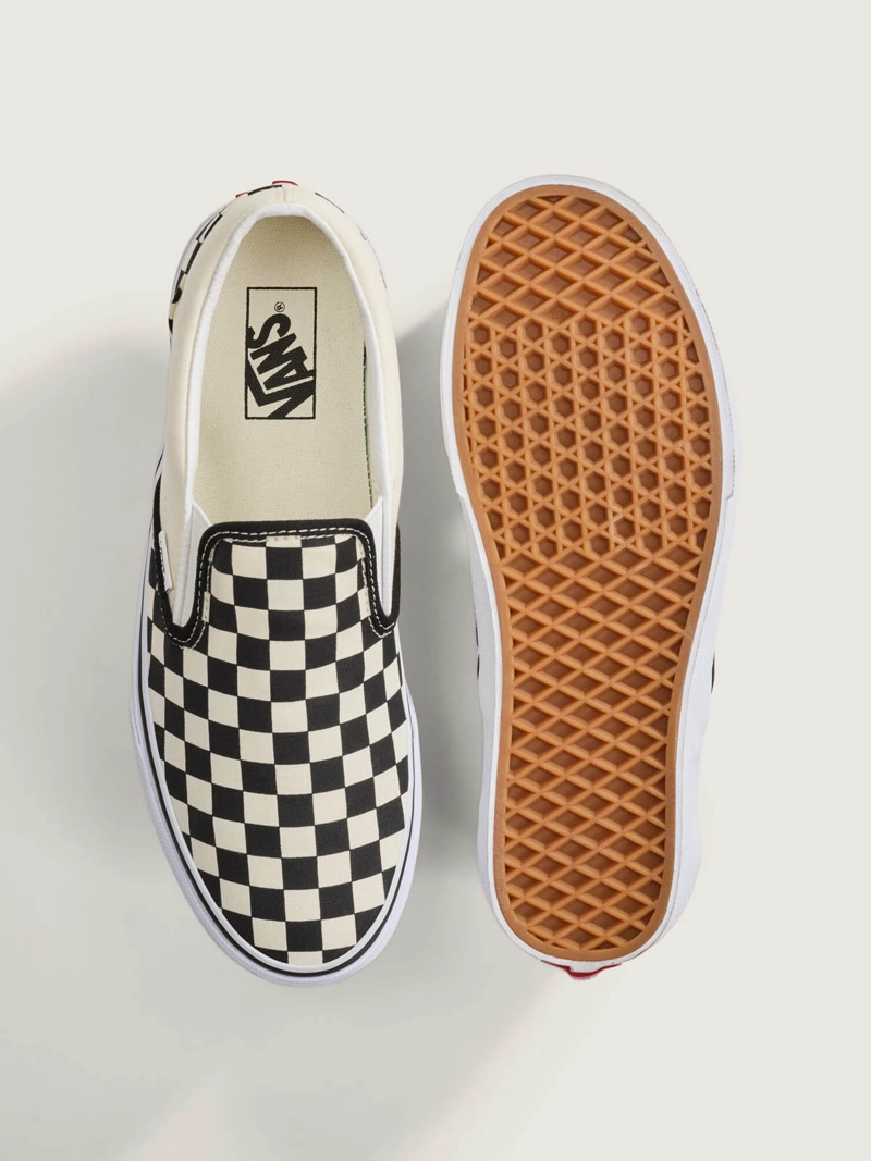 ZAPATILLAS UNISEX UA CLASSIC SLIP-ON CHECKER NEGRA VANS - 5